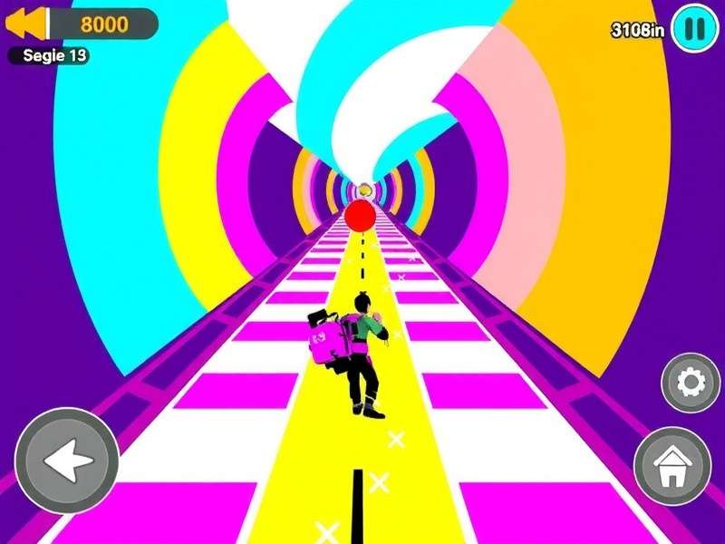 Colorful Sprint Kingpin Game Screenshot